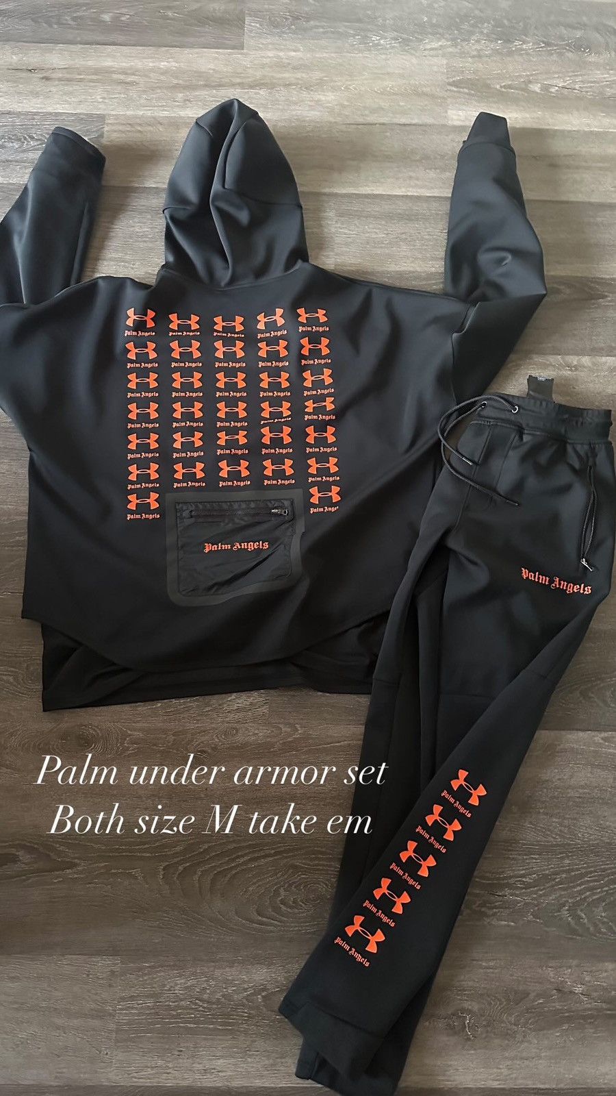 Palm angels under armour sale