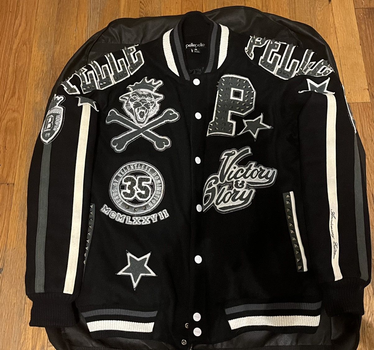 Pelle Pelle Pelle Pelle Varsity Jacket Size US L / EU 52-54 / 3 - 1 Thumbnail