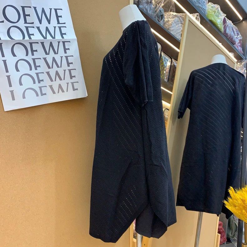 Issey Miyake Issey Miyake size:2 Black knitted cut-out dress Size S / US 4 / IT 40 - 2 Thumbnail