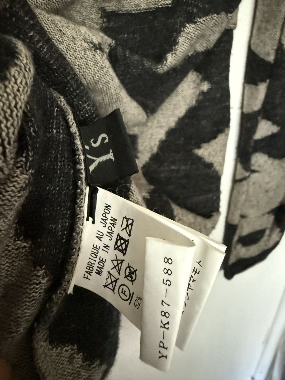 Yohji Yamamoto Ys by Yohji: Number Sweater- From Tokyo Size M / US 6-8 / IT 42-44 - 2 Thumbnail