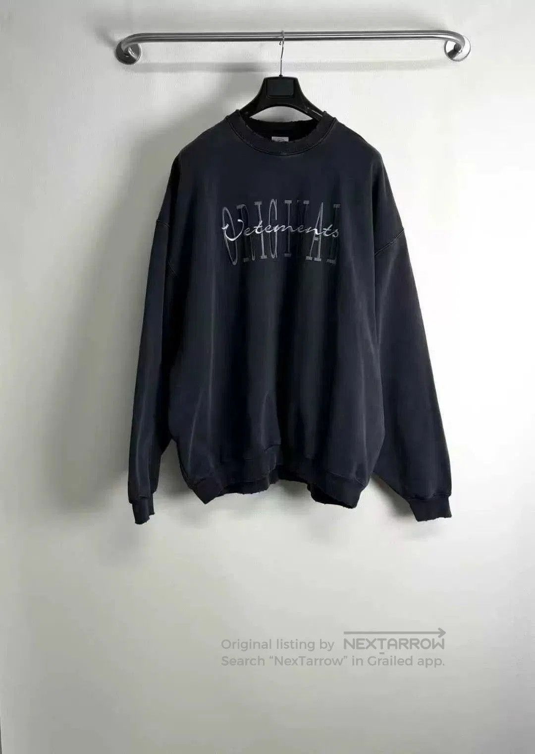 Vetements Vetements Bro Baseball Embroidered Logo Zip Hoodie M