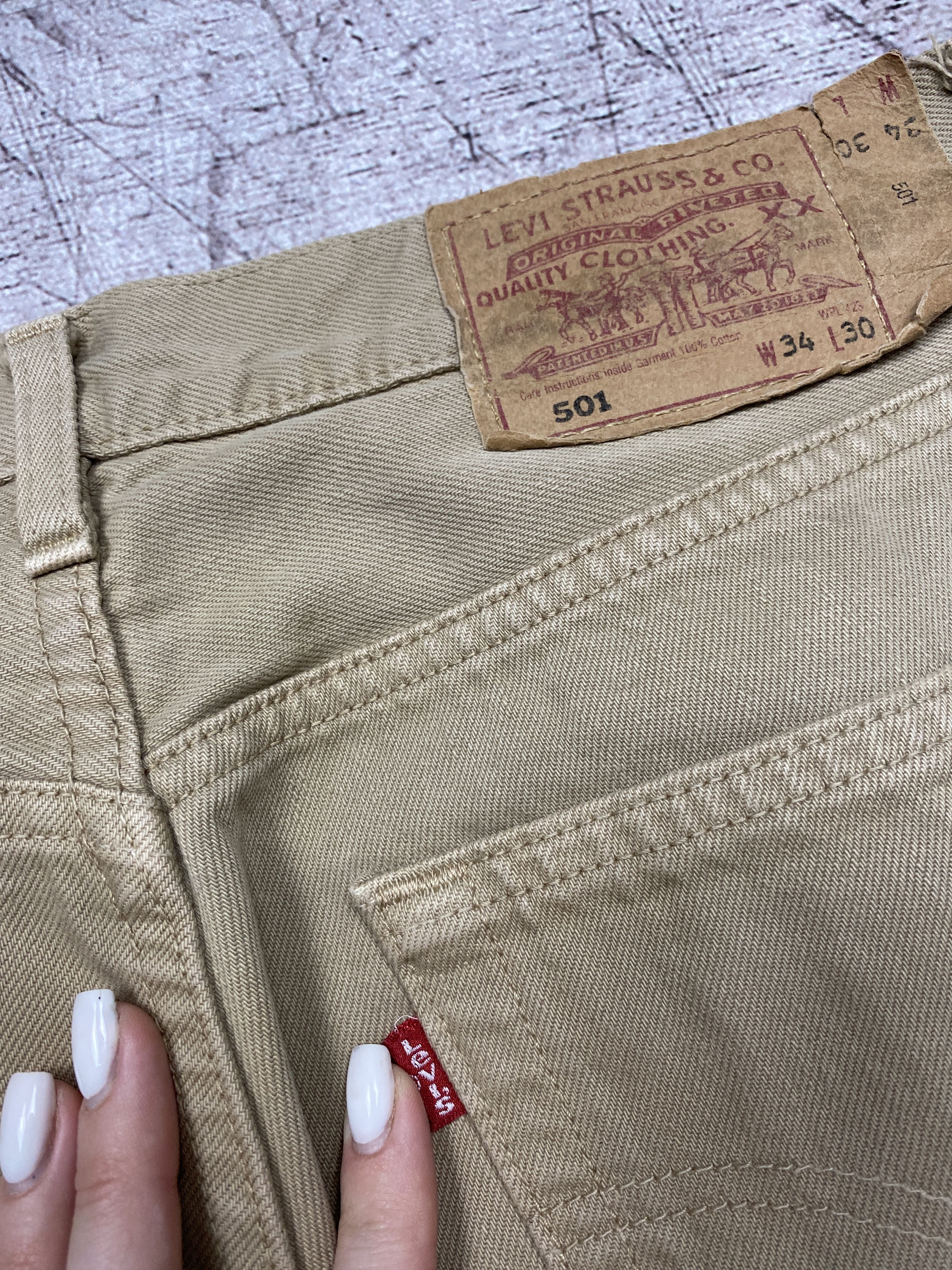 Levi's × Vintage Levis 501 Vintage Mens Denim Pants Jeans Size US 34 / EU 50 - 3 Thumbnail