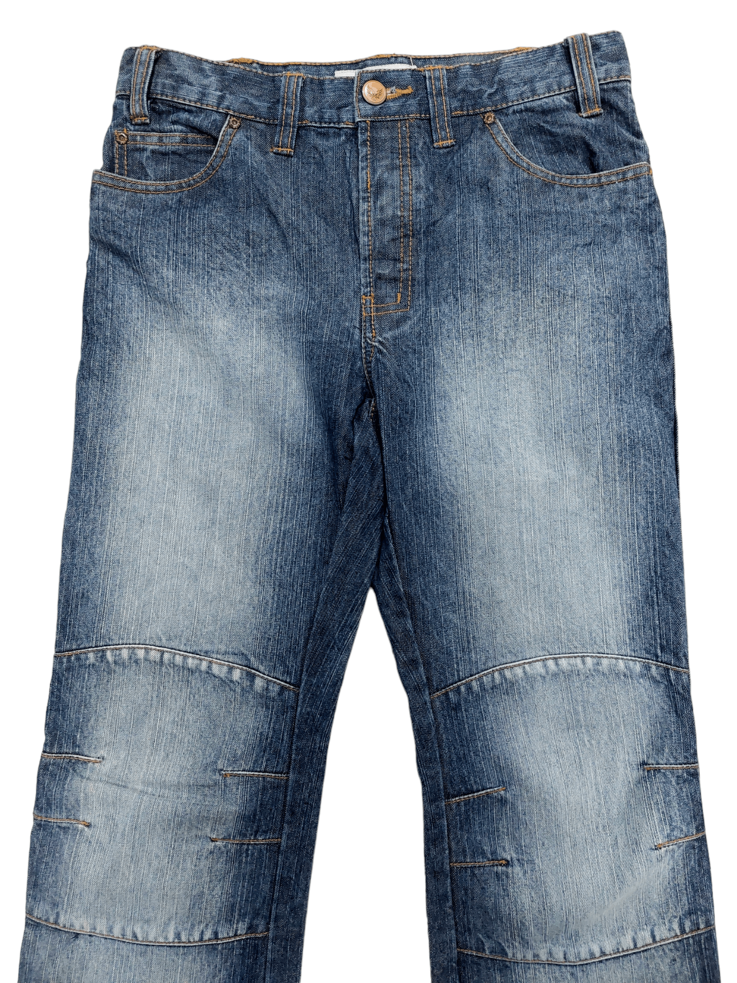 Vintage 💥Clockhouse Biker Denim Size US 32 / EU 48 - 4 Thumbnail