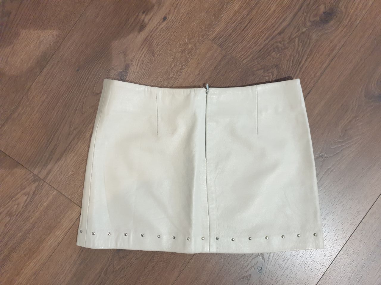 Designer Bundle of 2 leather mini skirt Size 27" / US 4 / IT 40 - 8 Thumbnail
