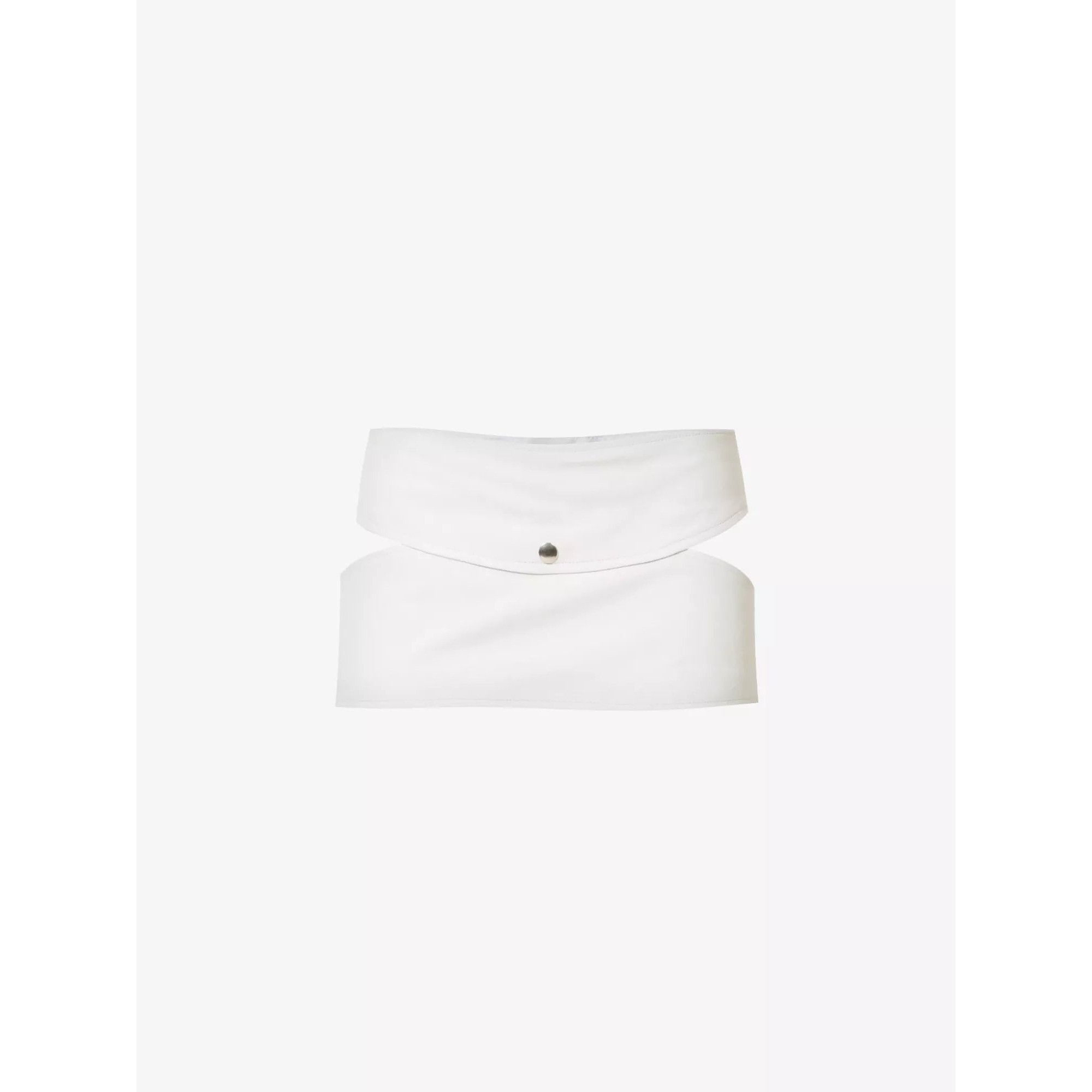 Mowalola MOWALOLA Suede Leather Cut-Out Sides Mini Skirt Size 30" / US 8 / IT 44 - 2 Thumbnail