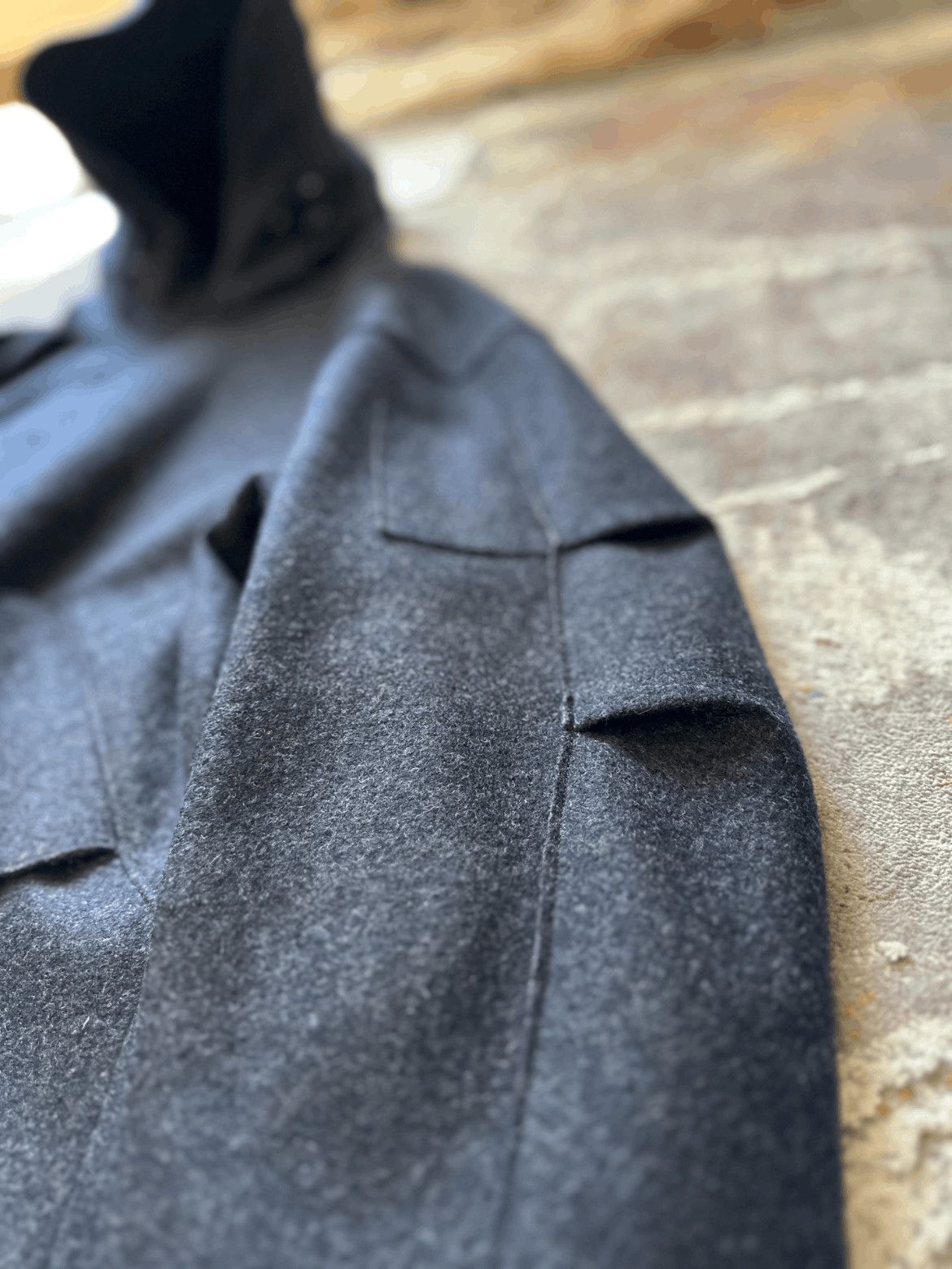 Undercover Sz 4 Undercover Black Hooded Wool Coat Mojos916907 Size US XL / EU 56 / 4 - 2 Thumbnail