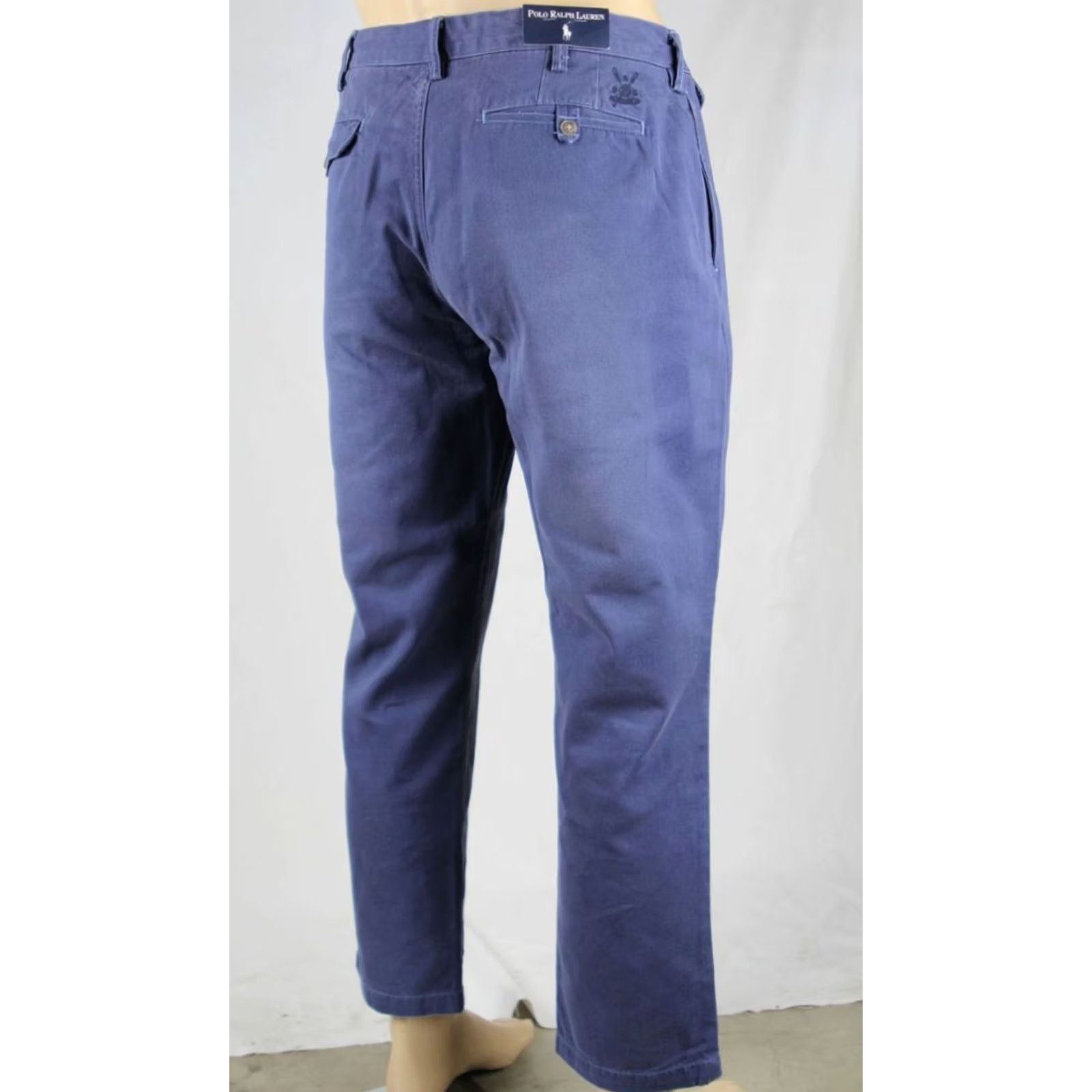 Polo Ralph Lauren Polo Ralph Lauren Blue Chino Pants Slim G.I. Fit Flat Front 38 30 NWT Mens Pants Chinos Blue Slim 100% Cotton Flat Front Inseam 30 NWT Size US M / EU 48-50 / 2 - 2 Thumbnail