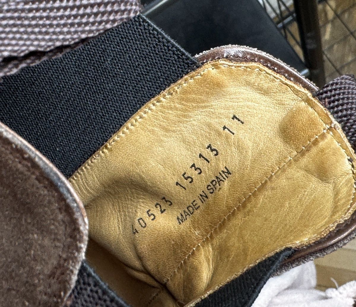 MORJAS Morjas Brown Suede Leather Chelsea Boots size UK11 US12 Size US 12 / EU 45 - 16 Thumbnail