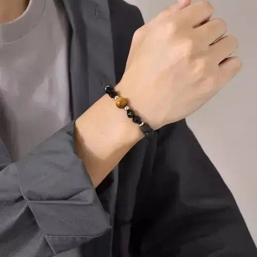Jewelry 10mm Tiger Eye Stone Bracelets Size ONE SIZE - 3 Thumbnail