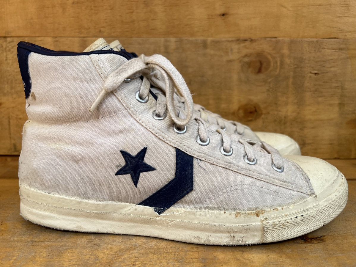 Converse Converse All Star 80S Old School Canvas Hi-Top Sneakers Size US 9.5 / EU 42-43 - 3 Thumbnail