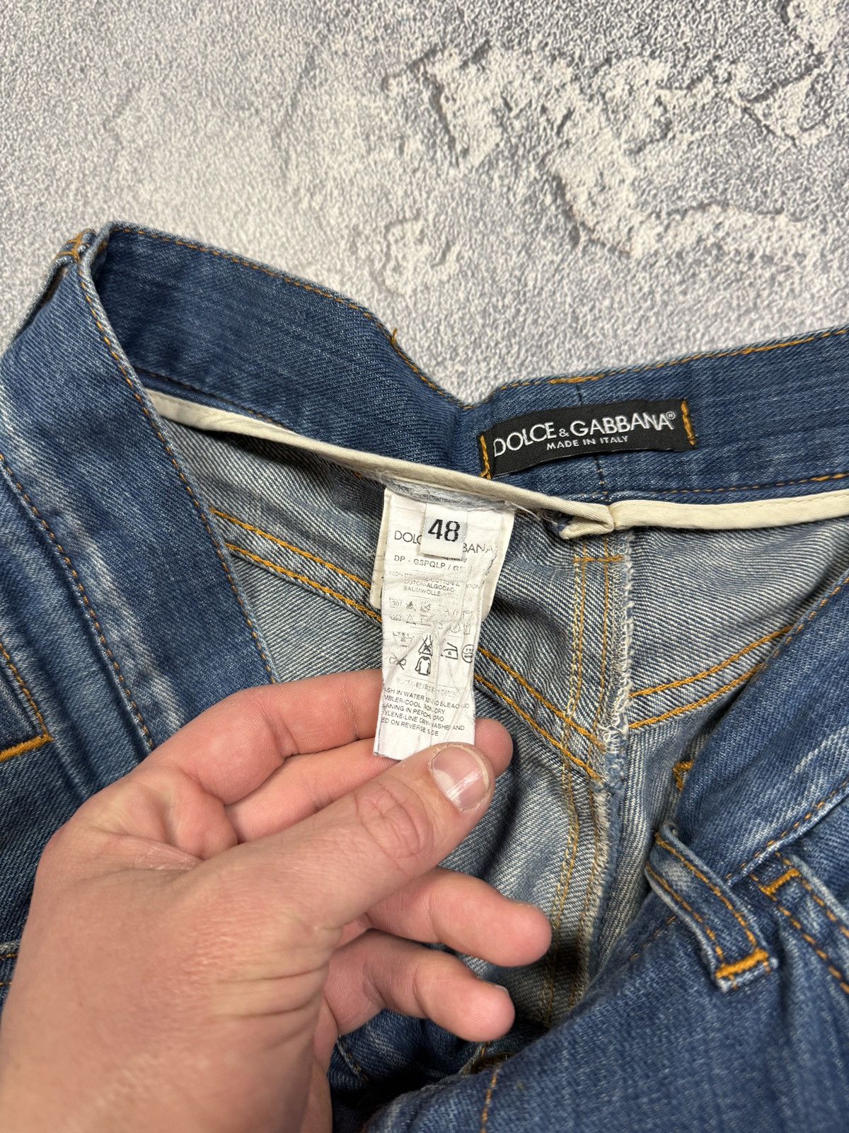 Dolce & Gabbana Vintage Dolce&Gabbana Metal Logo Jeans Size US 30 / EU 46 - 12 Thumbnail