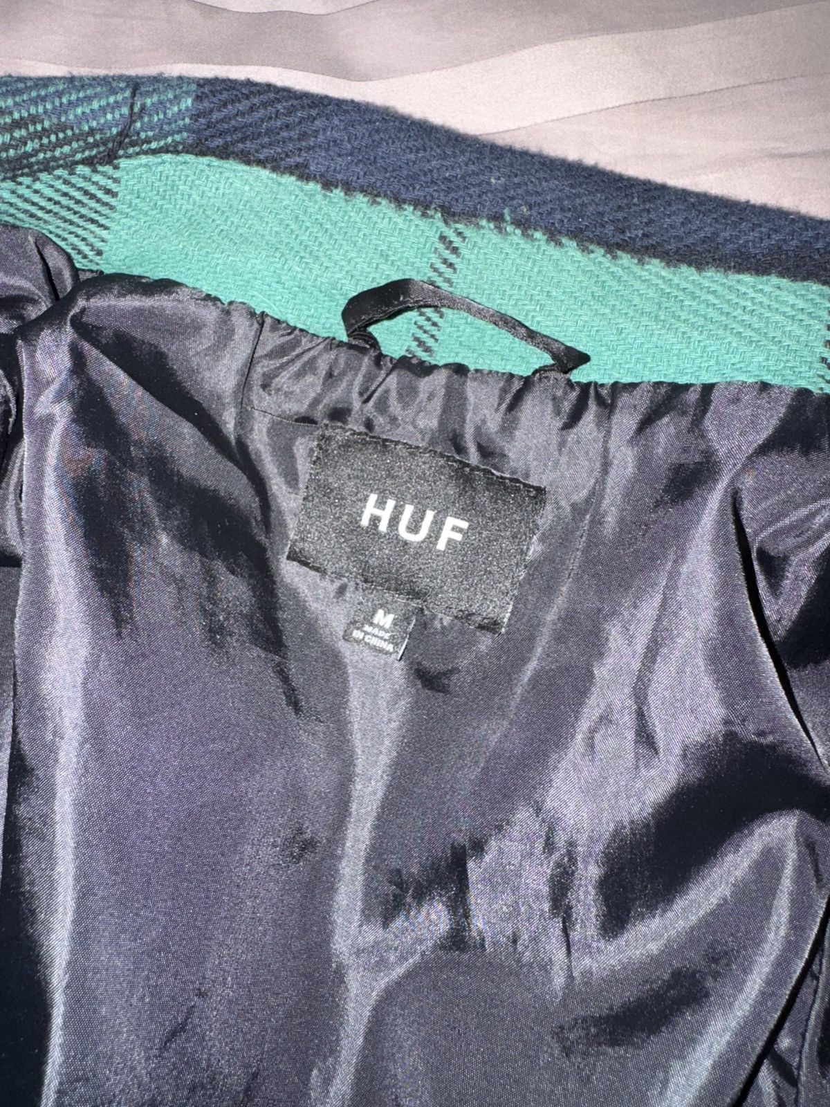 Huf × Pleasures Huf Pleasures Flannel Zip Up Size US M / EU 48-50 / 2 - 4 Thumbnail