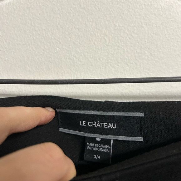 Le Chateau Le Chateau Black Dress Pants Size 27" / US 4 / IT 40 - 4 Thumbnail
