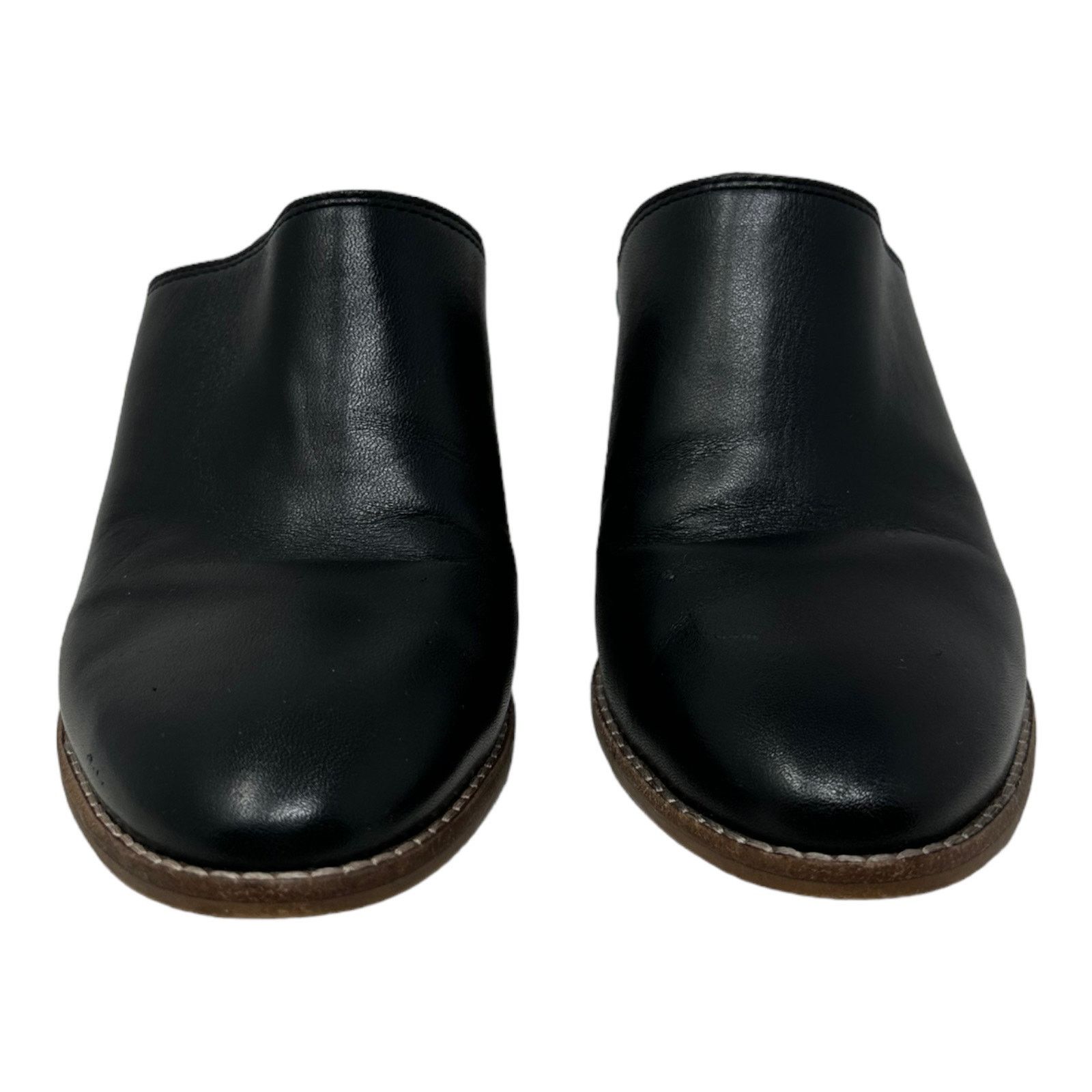 Madewell Madewell black leather block heels mule shoes size 9 Size US 9 / IT 39 - 9 Thumbnail