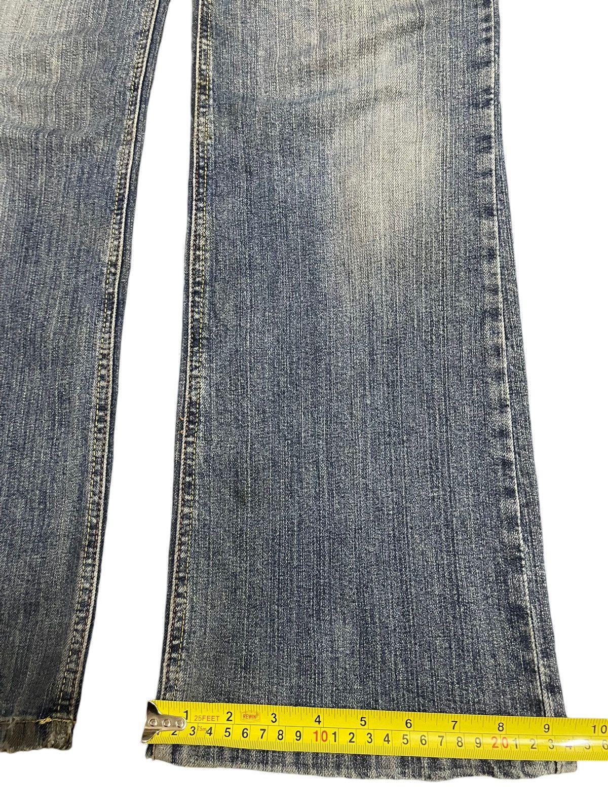 KMRii Vintage Japanese Brand Blue Wash Tight Bootscut Jeans Size US 32 / EU 48 - 15 Thumbnail