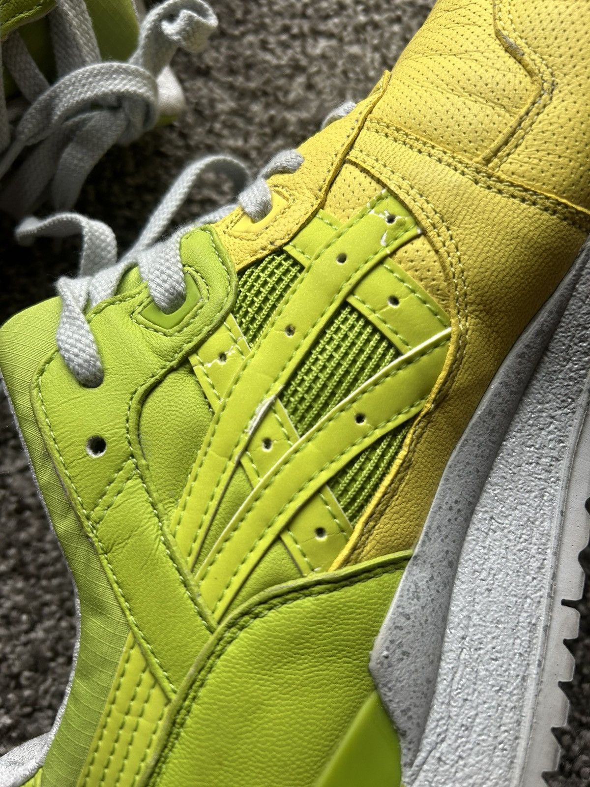 Asics 2012 SLAM JAM SOCiALiSM LEMON LiME GEL LYTE iii 3 H21SK0484 Size US 8 / EU 41 - 4 Thumbnail