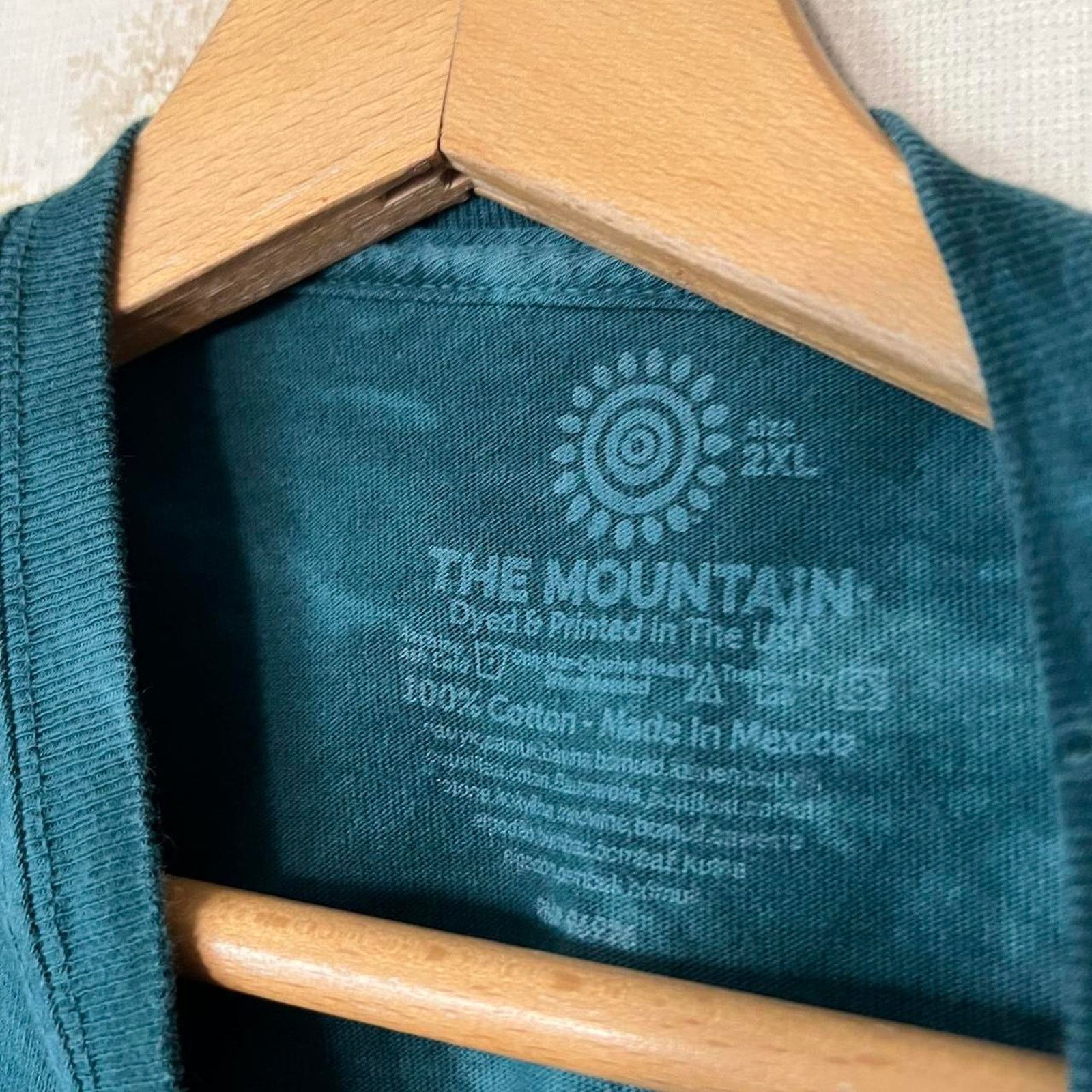 The Mountain The Mountain Wolf Graphic Tee | Green Tie-Dye | Fits XLT Size US XL / EU 56 / 4 - 3 Thumbnail