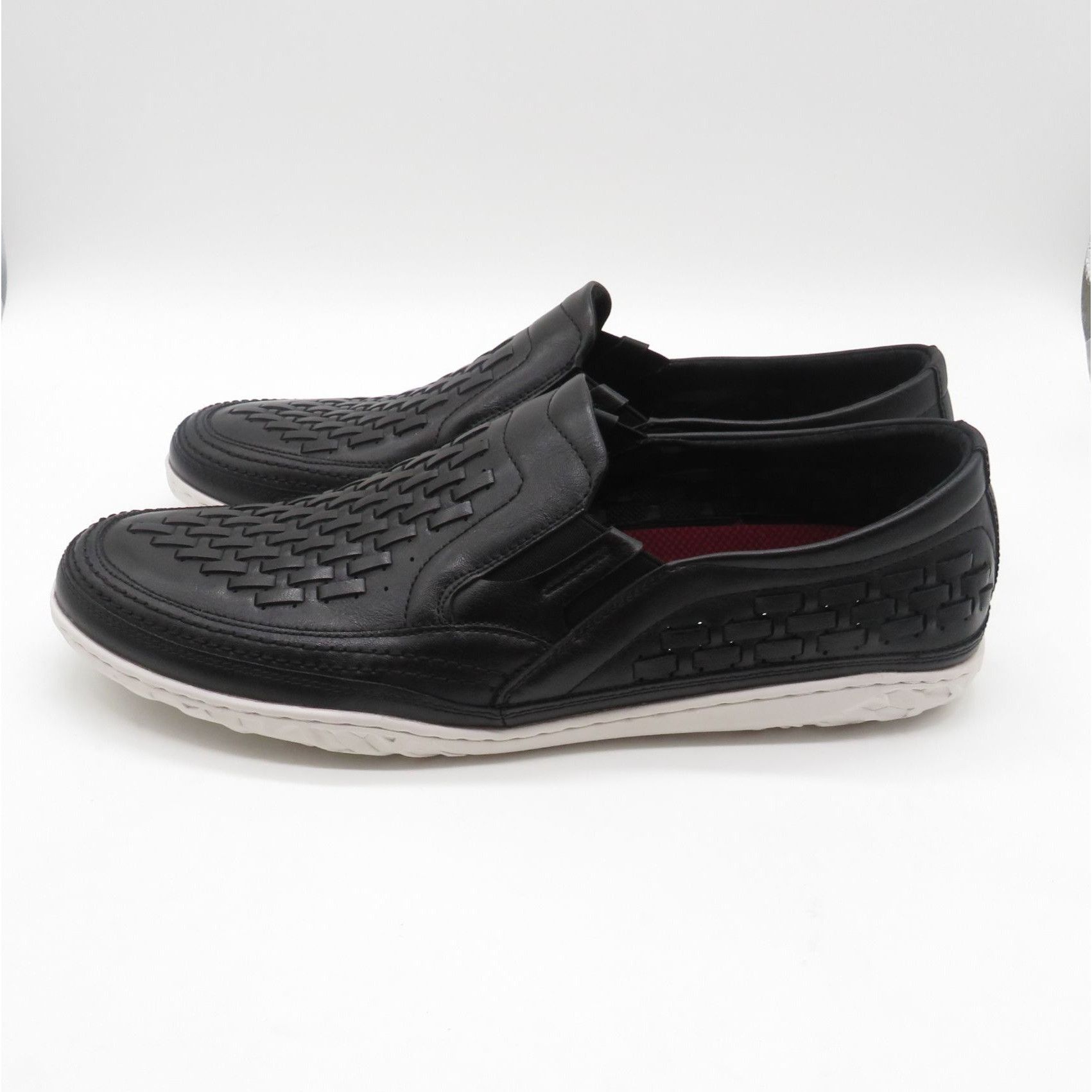 Stacy Adams Stacy Adams Men's Ithaca Black Slip-On Shoes 11.5 Woven Uppe Size US 11.5 / EU 44-45 - 6 Thumbnail