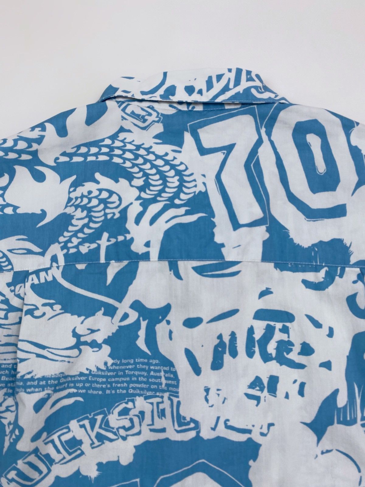 Quiksilver 2000’s Vintage Quiksilver Over Printed Aloha Shirt Size US L / EU 52-54 / 3 - 9 Thumbnail