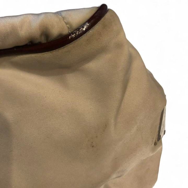 Prada Prada - Nylon White Tessuto Handbag Leather Sport Size ONE SIZE - 10 Thumbnail