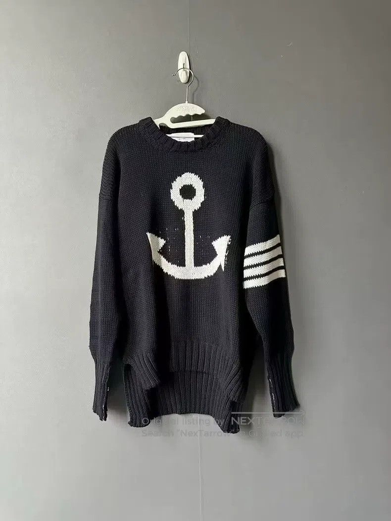 Thom Browne Thom Browne Anchors Sweater Size US M / EU 48-50 / 2 - 1 Thumbnail
