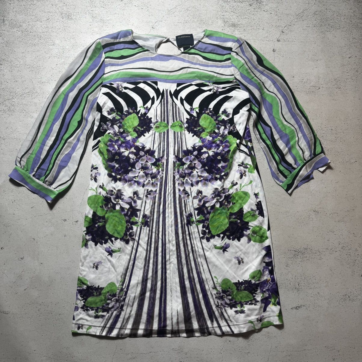 Just Cavalli × Roberto Cavalli vintage class roberto cavalli silk dress flowers print Size XL / US 12-14 / IT 48-50 - 1 Thumbnail