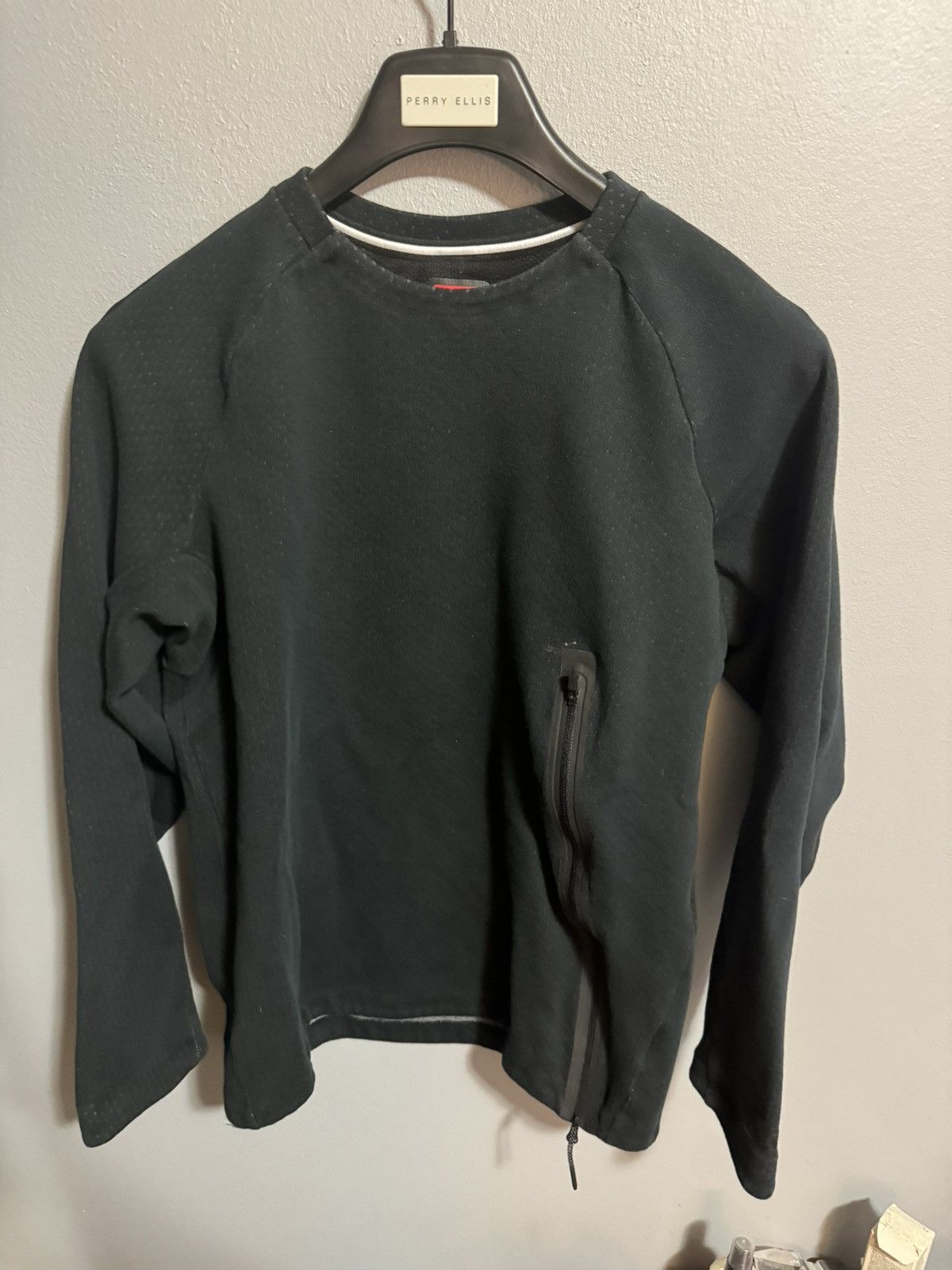Nike Nike Tech Fleece FW17/18 Asymmetrical Zip Raglan Sweatshirt Size US M / EU 48-50 / 2 - 1 Thumbnail