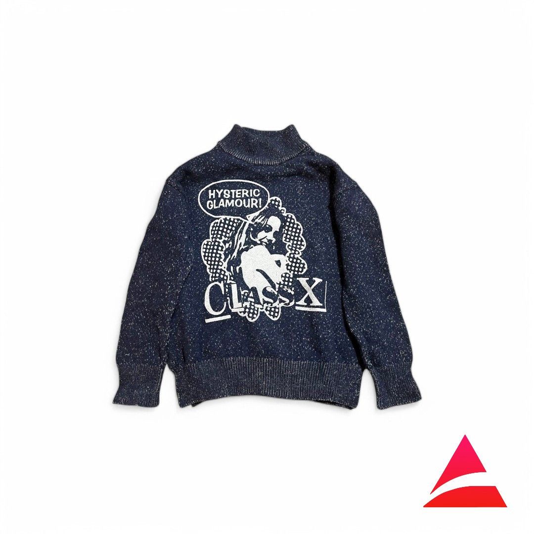 Hysteric Glamour Free Size Playboy Sweater Knit Black