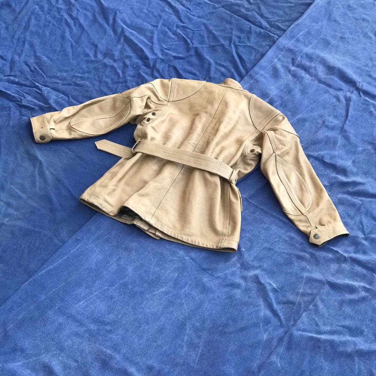 Belstaff BELSTAFF THICK FULL GRAIN VEG TANNED LEATHER JACKET Size M / US 6-8 / IT 42-44 - 4 Thumbnail