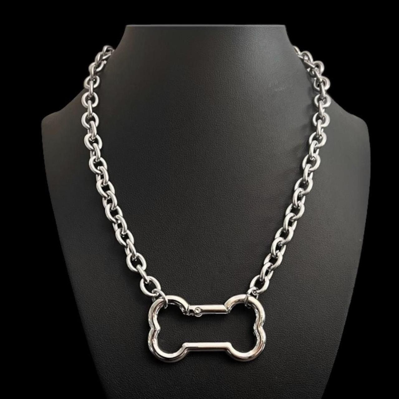 Handmade Dog Bone Carabiner Necklace Size ONE SIZE - 2 Thumbnail
