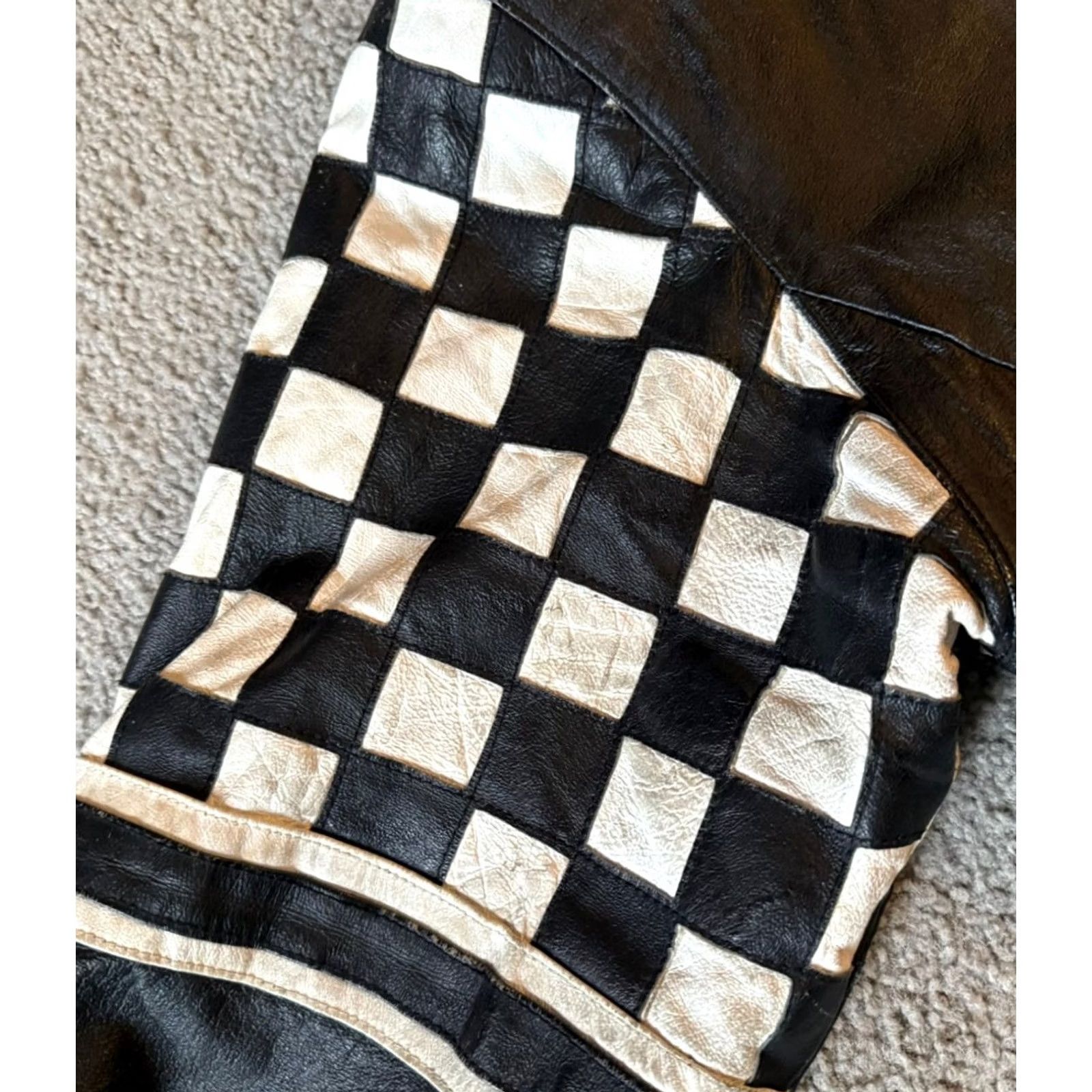 Hamilton VTG Jeff Hamilton Distressed NASCAR 50th Anniversary Leather Jacket - XXL Size US XXL / EU 58 / 5 - 6 Thumbnail
