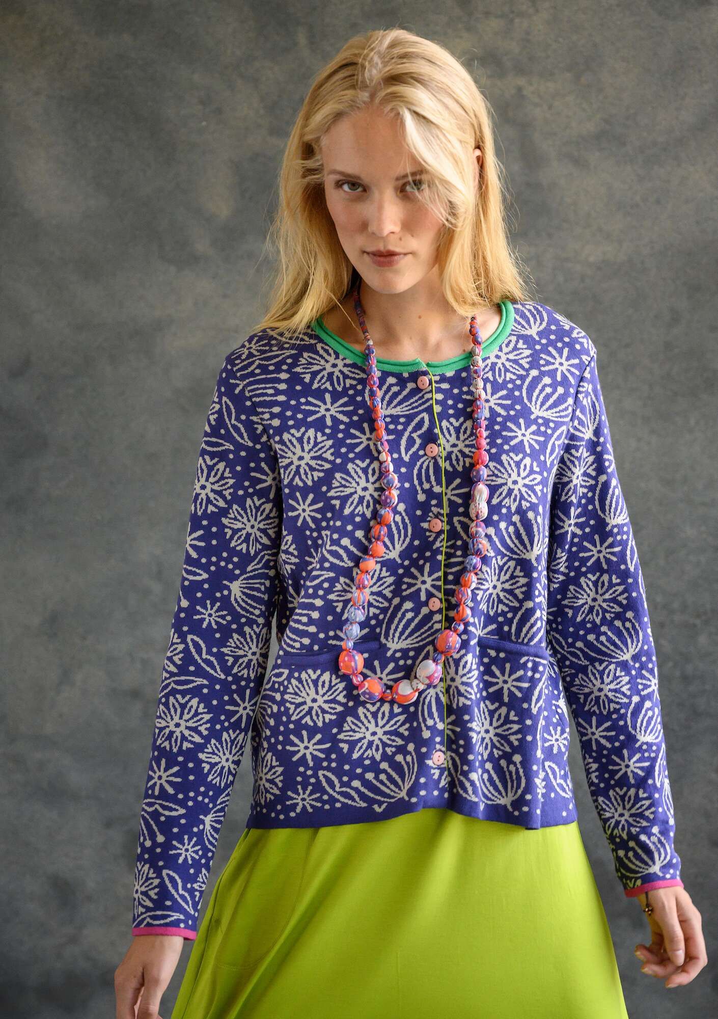 Designer × Traditional Weatherwear Gudrun Sjoden Aqua Organic Cotton Cardigan Button Sweater Size S / US 4 / IT 40 - 1 Thumbnail