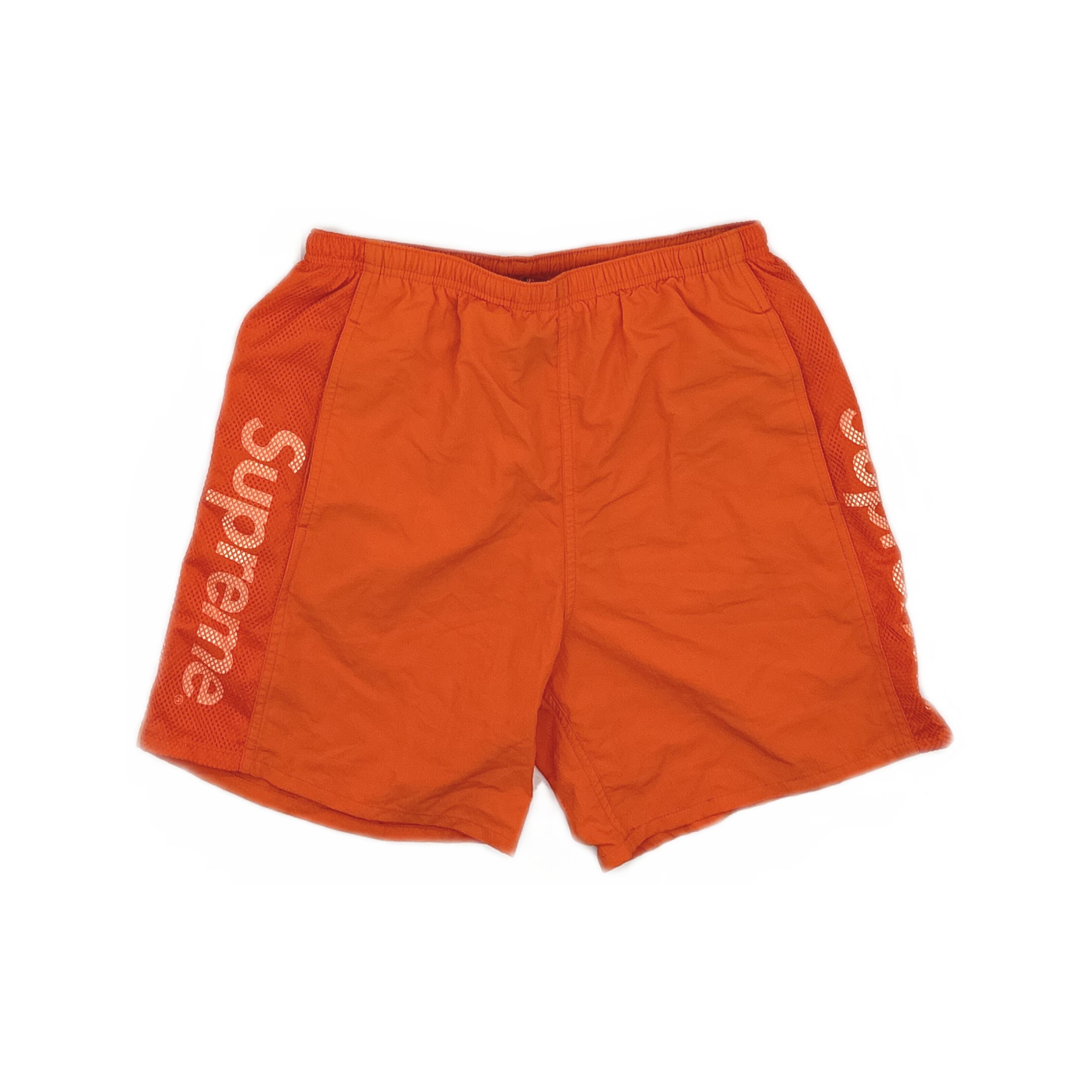 Supreme Supreme Big Letter Water Short Dark Orange | Grailed