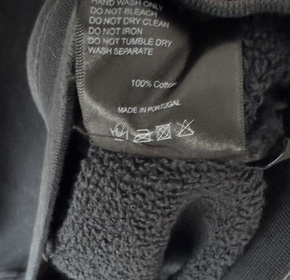 Askyurself Askyurself washed dark grey distressed sweatshirt XXL Size US XXL / EU 58 / 5 - 4 Thumbnail