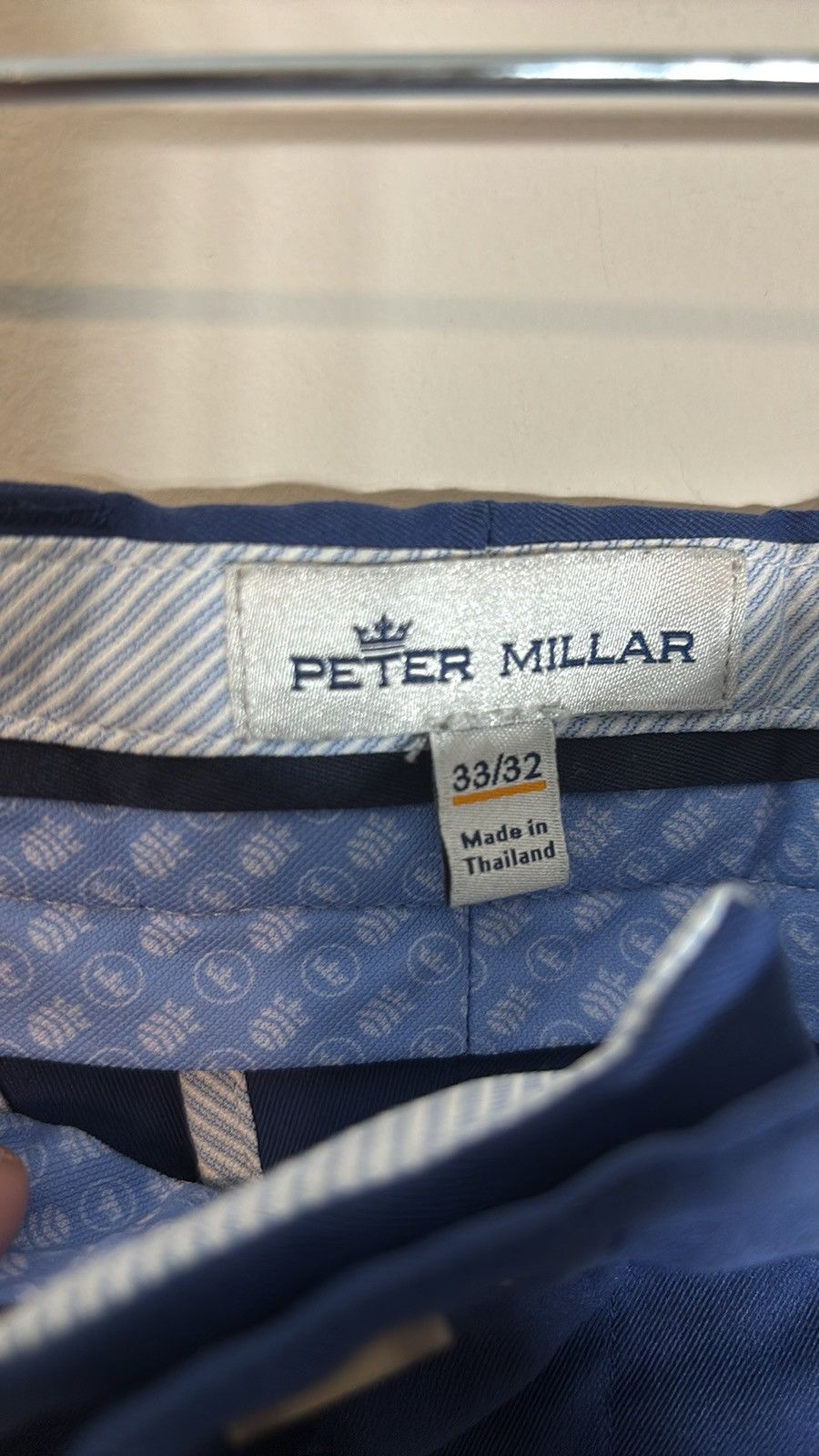 Peter Millar Peter Millar Chino Pants Blue Size US 33 - 5 Thumbnail