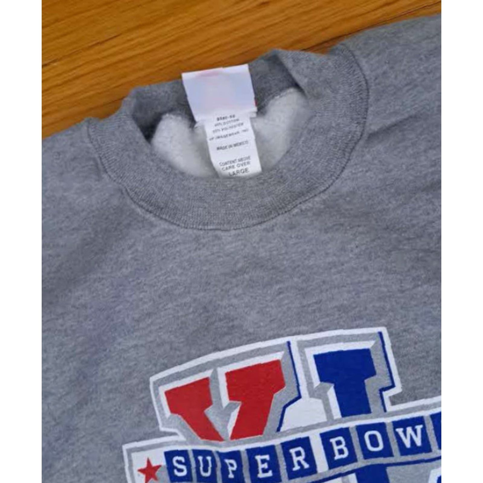 NFL NFL Sweatshirt Detroit 2006 Super Bowl XL Steelers 21 Seahawks 10 Grey XL Unisex Adults Pullover Football Size US XL / EU 56 / 4 - 4 Thumbnail
