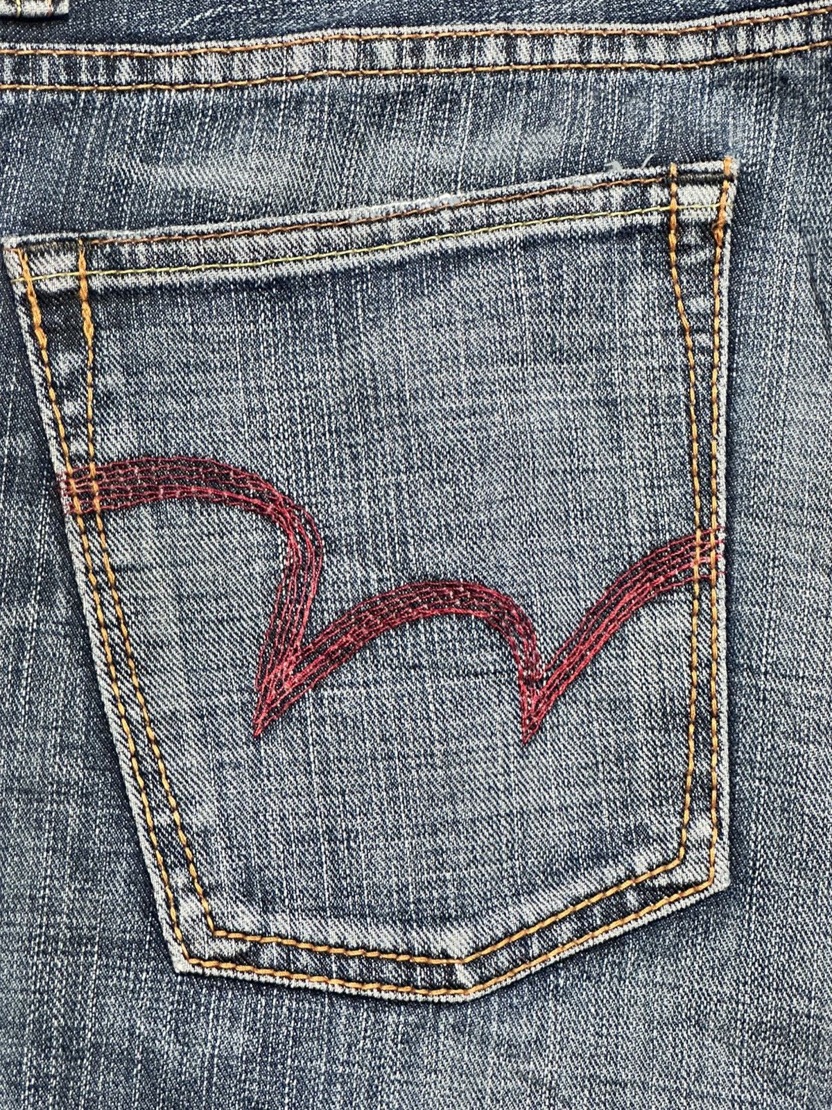 Edwin Edwin EDGE of BLUE JEANS Japan Straight Leg with Faded Wash Size US 35 - 7 Thumbnail