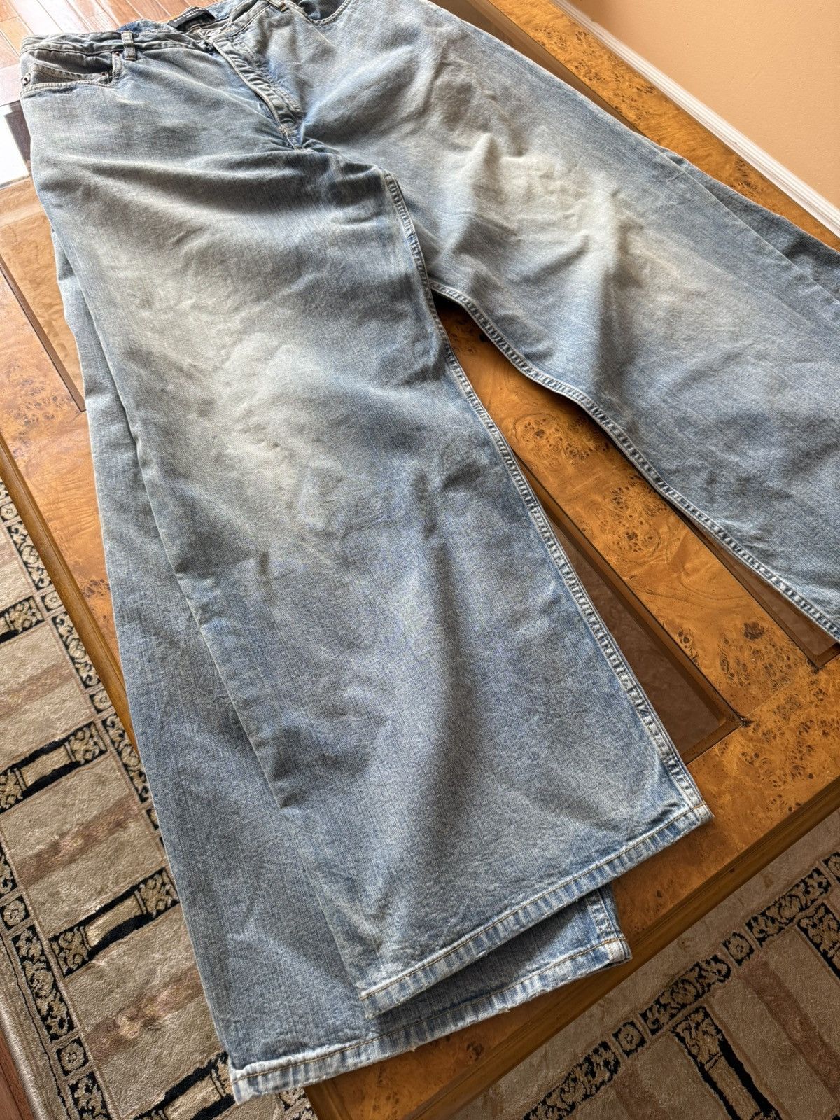 Balenciaga Balenciaga Double Front Denim Pants Size US 34 / EU 50 - 3 Thumbnail