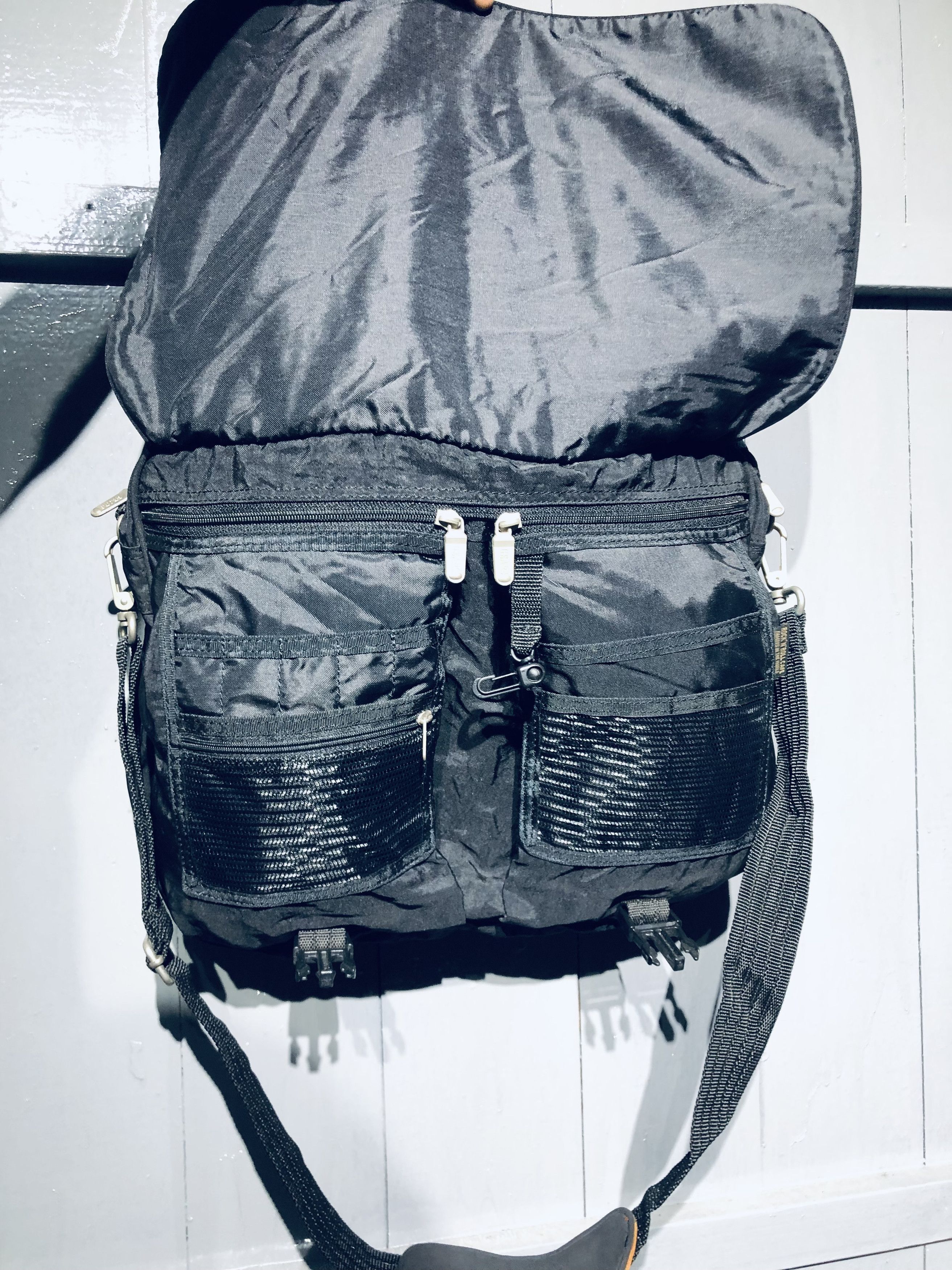 Bicycle Japanese Streetwear Rock’N’Roll Gears Style Messenger Bag Size ONE SIZE - 10 Thumbnail