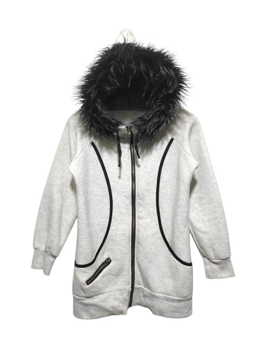 Japanese Brand Gray zip fur hoodie ifsix LGB style Size US S / EU 44-46 / 1 - 1 Thumbnail
