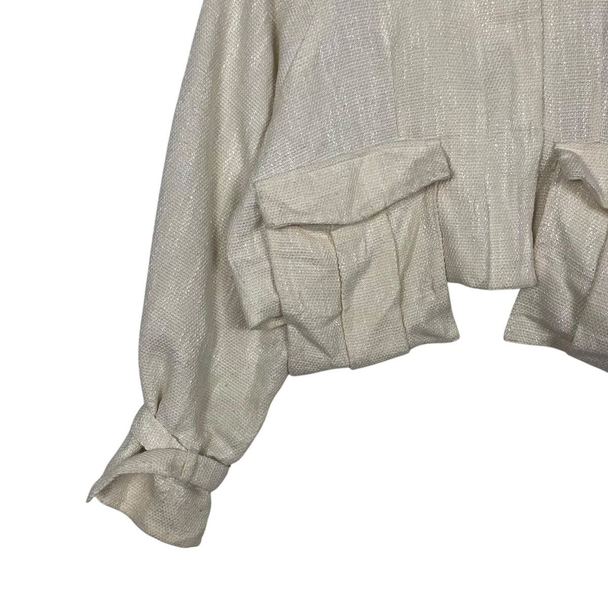 Japanese Brand Idem Inspired By Yohji Yamamoto Crop Jacket Size M / US 6-8 / IT 42-44 - 3 Thumbnail