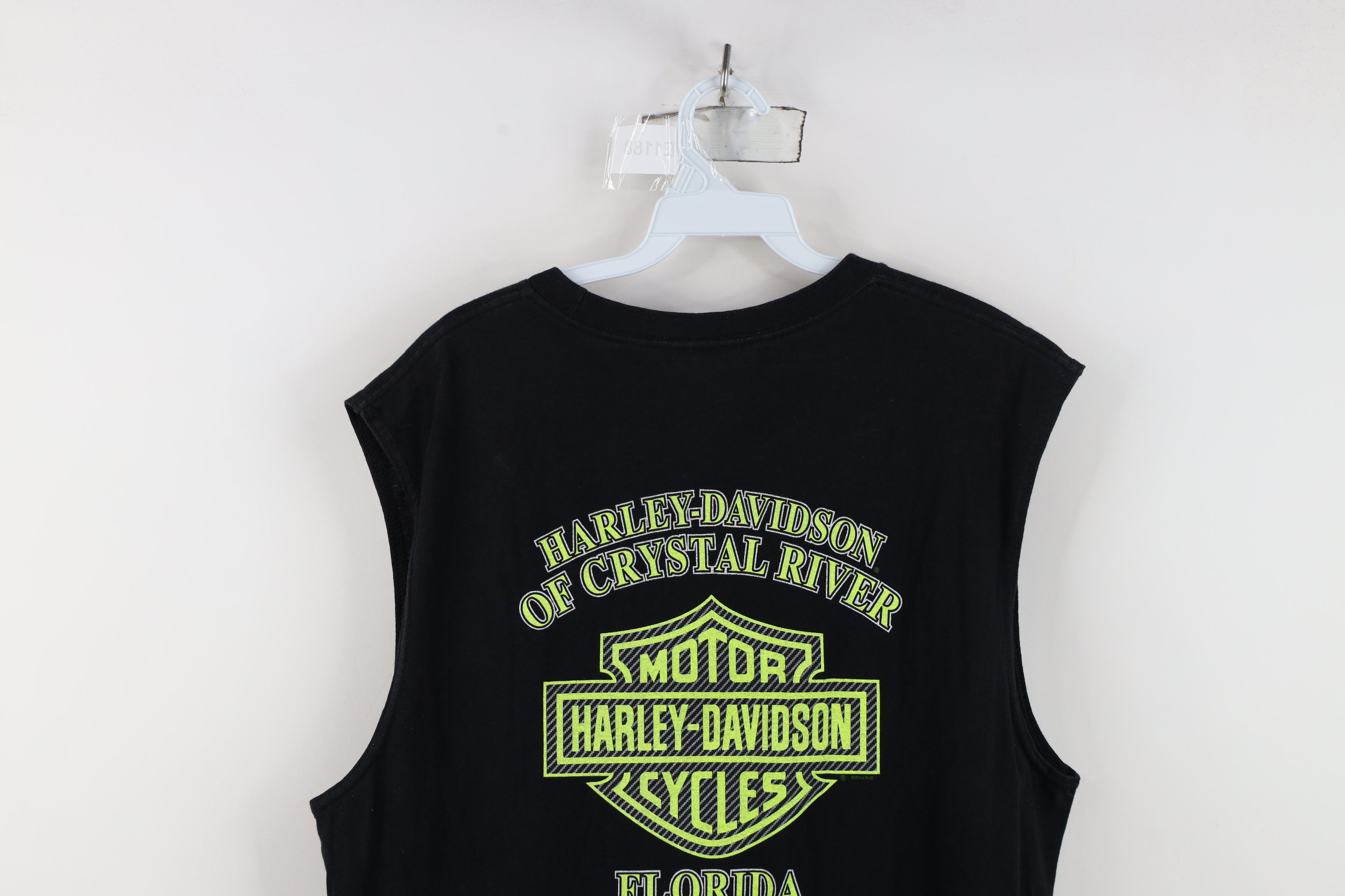 Harley Davidson Vintage Y2K Harley Davidson Skull Sleeveless Muscle T-Shirt Size US L / EU 52-54 / 3 - 15 Thumbnail