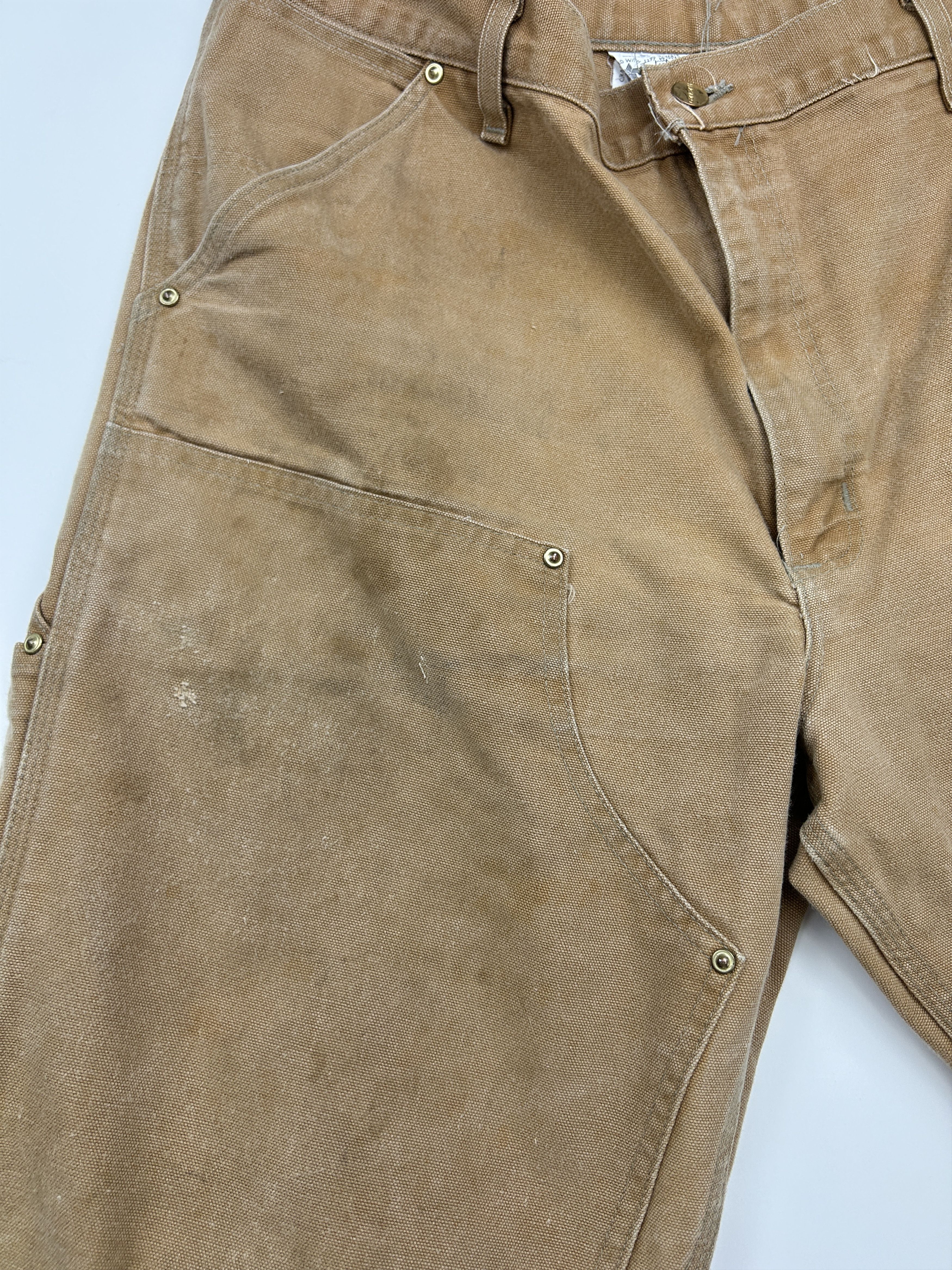 Carhartt Vintage 90s Carhartt Canvas Double Knee Pants Size 37W Size US 37 - 4 Thumbnail