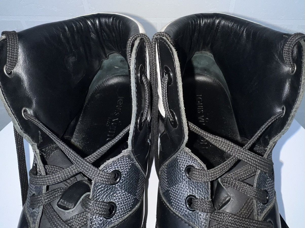 Louis Vuitton LOUIS VUITTON Sneakers Leather Shoes Damier LV Monogram Logo Size US 9 / EU 42 - 16 Thumbnail