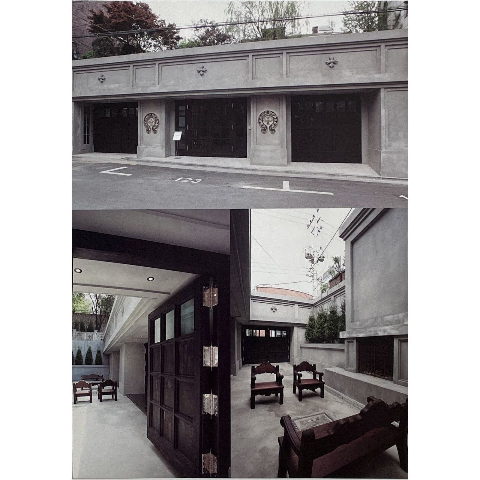 Chrome Hearts × Japanese Brand × Vintage Chrome Hearts store front photo Framed poster 9x11 Size ONE SIZE - 2 Thumbnail