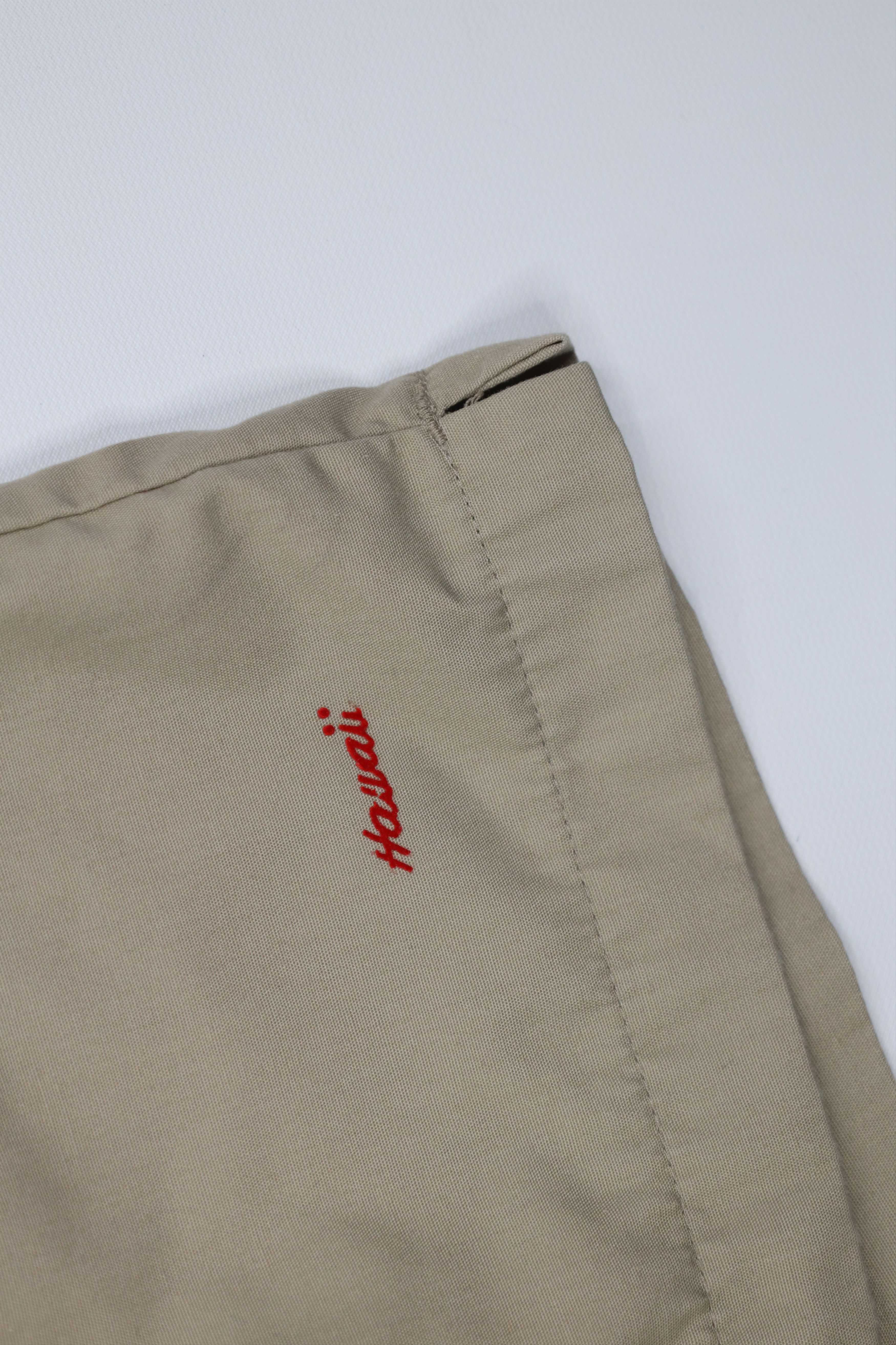 Vintage Vintage 70s 80s Streetwear Hawaii Above Knee Shorts Khaki Size US 40 / EU 56 - 5 Thumbnail