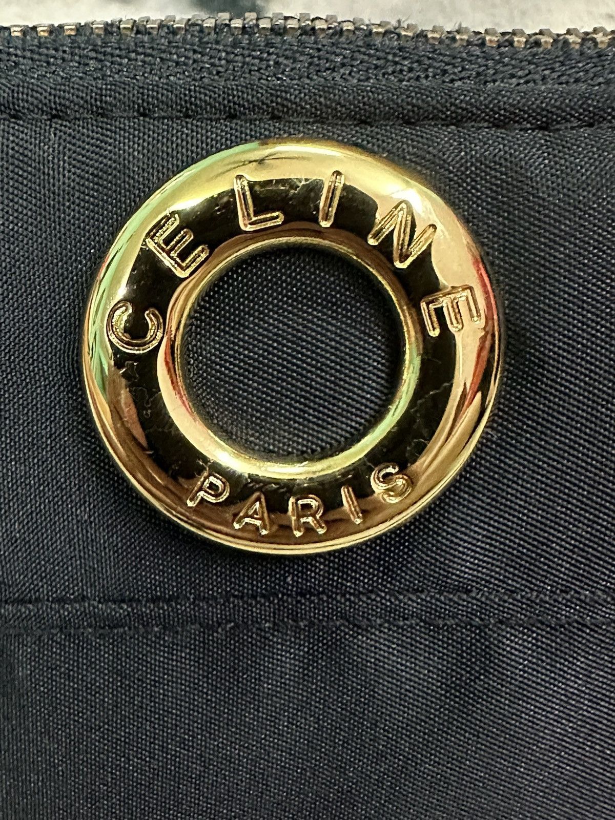 Celine AUTHENTIC CELINE SMALL GOLD RING STORAGE COSMETIC BAG Size ONE SIZE - 9 Thumbnail
