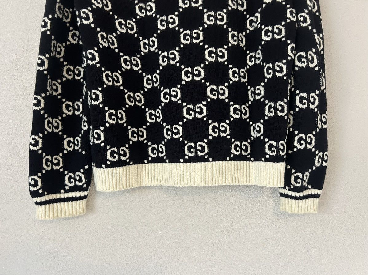 Gucci Gucci Cotton Sweater with GG Monogram - Size M Size US M / EU 48-50 / 2 - 8 Thumbnail