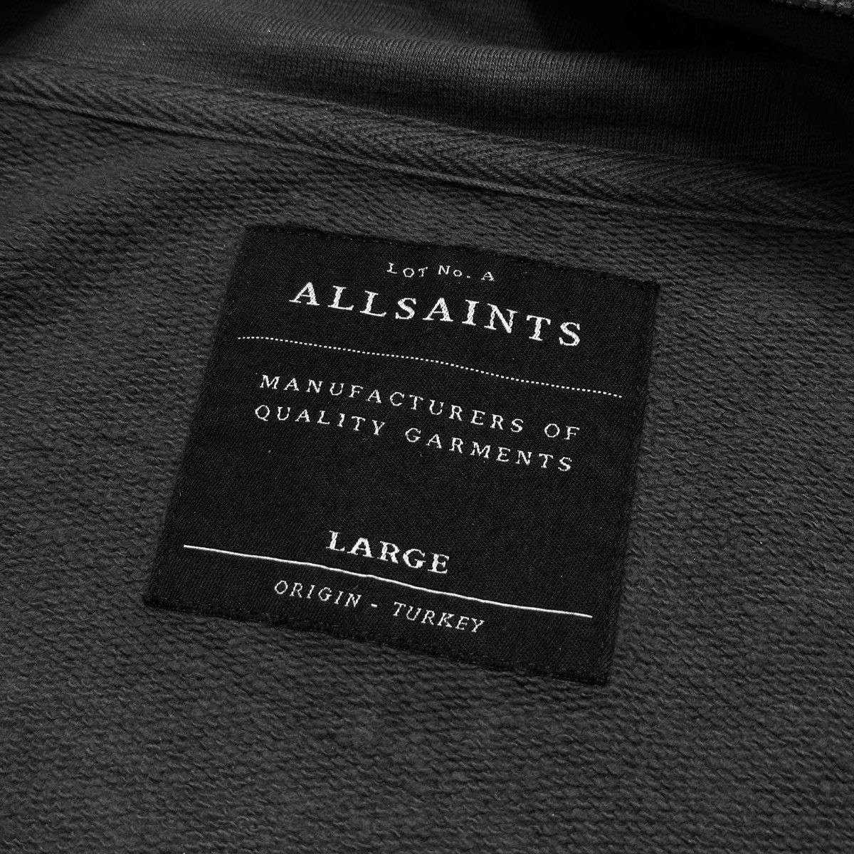 Allsaints AllSaints zip hood funnel hoodie Rick Owens style Size US L / EU 52-54 / 3 - 8 Thumbnail