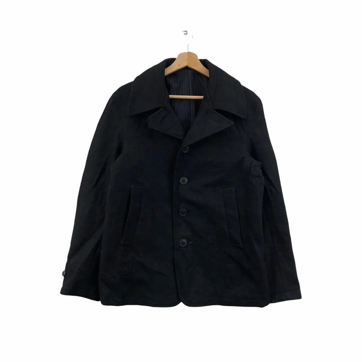 SHIPS Vtg SHIPS JAPAN DESIGNER Minimalist Parka Wool Coat Jacket Size M / US 6-8 / IT 42-44 - 1 Thumbnail